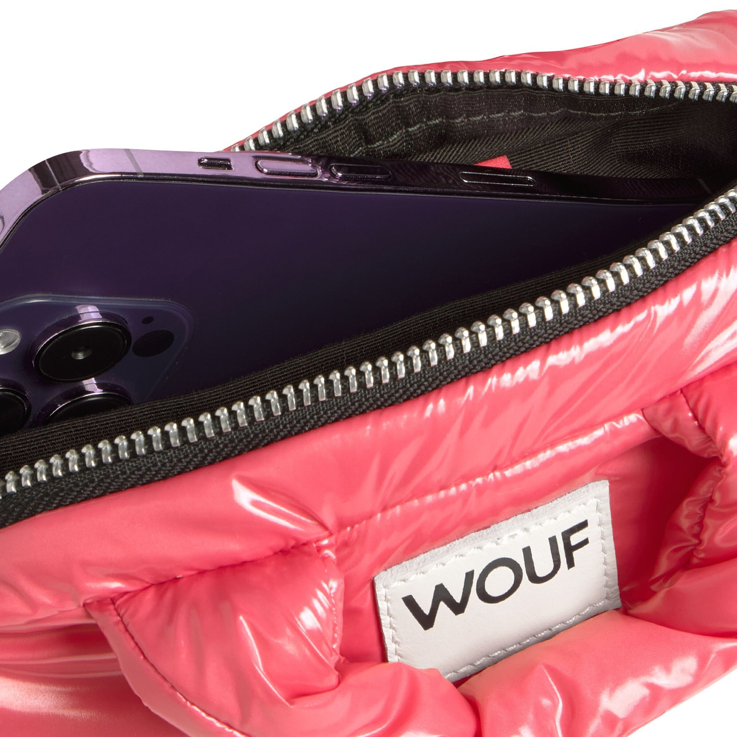 Borsa a mano 'Glossy Mini' di Wouf in rosa