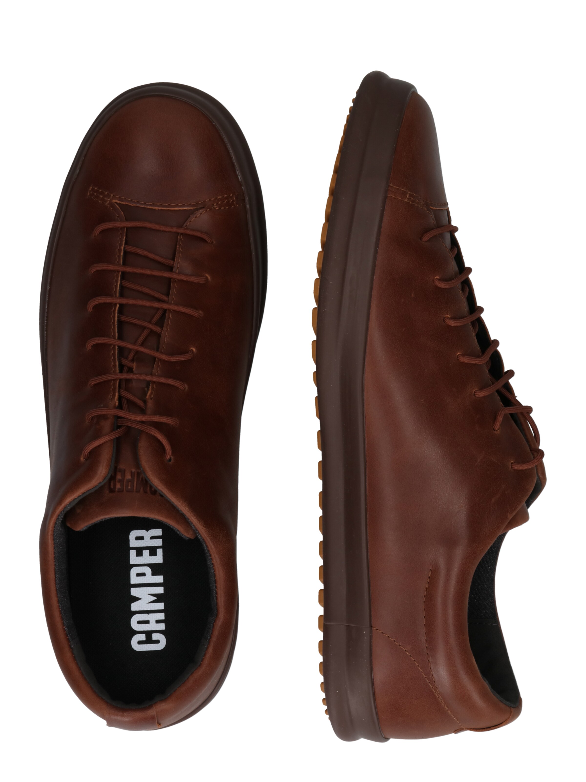 CAMPER Buty sportowe sznurowane 'Chasis' w kolorze brązowy