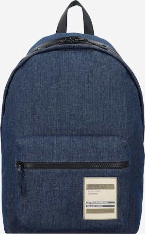 REPLAY Backpack in Blue: front