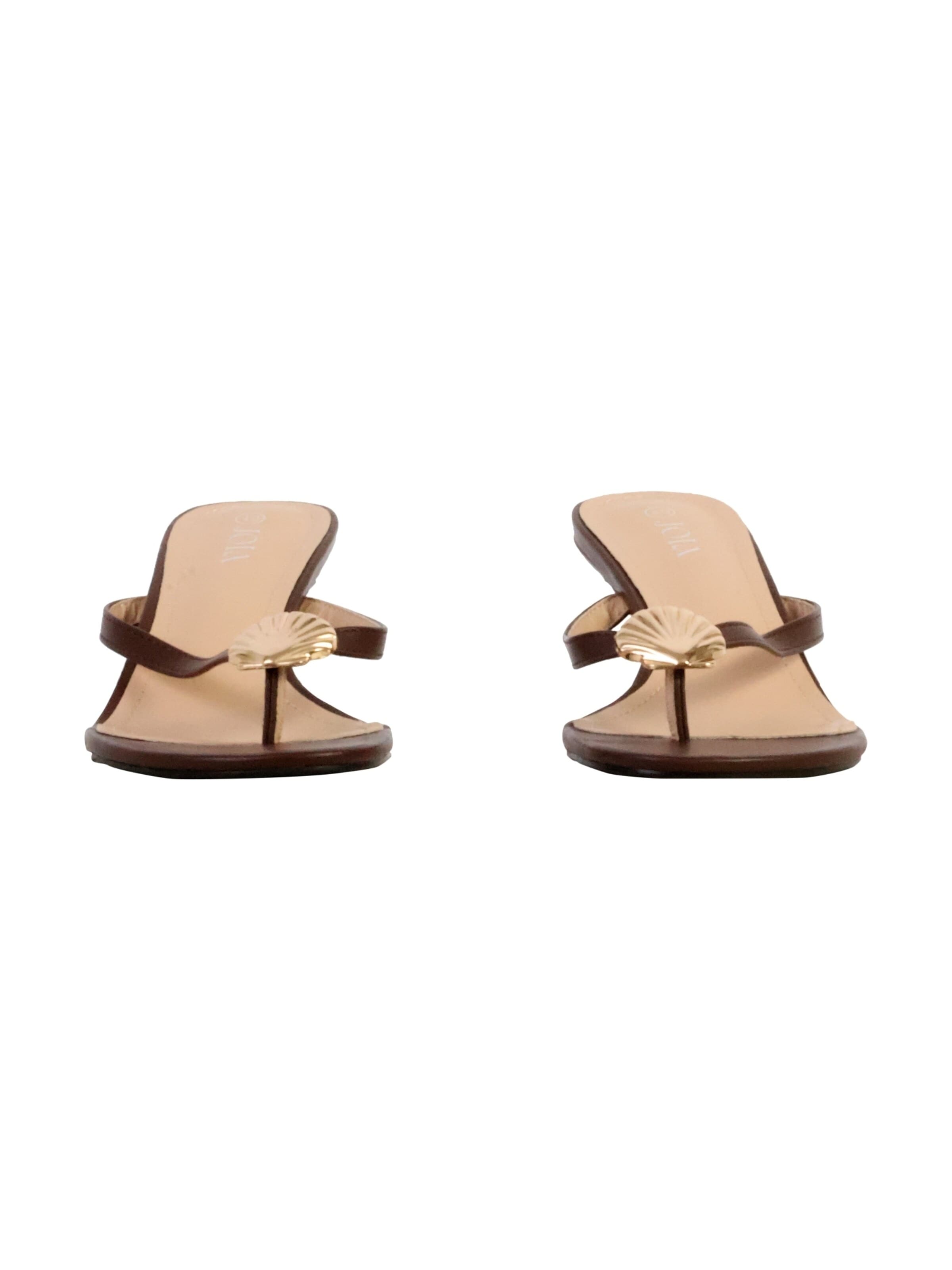 Sandales 'Sandalen mit Absatz' Joia en marron
