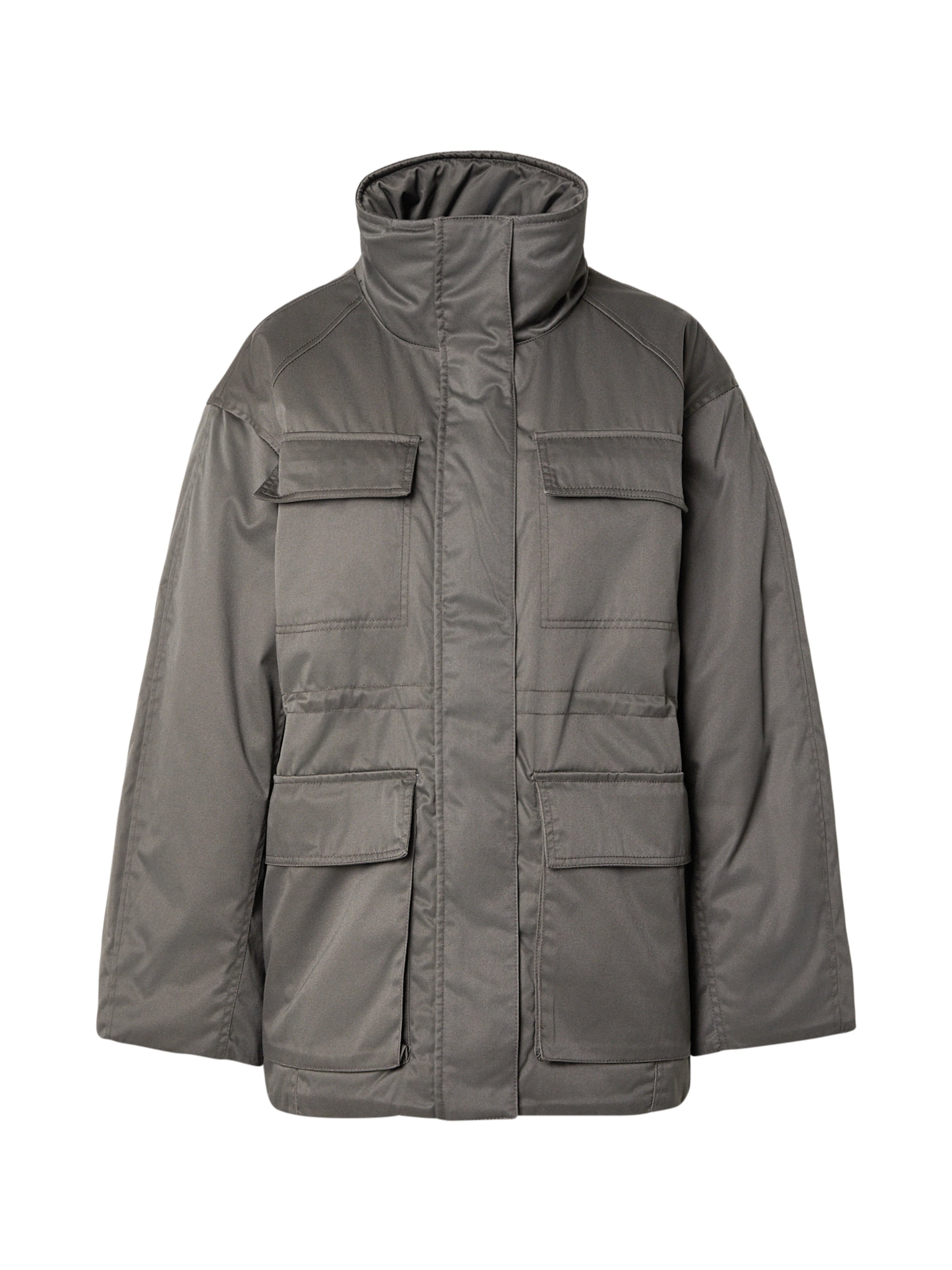 WEEKDAY Tussenjas 'Medusa' in Grijs: voorkant