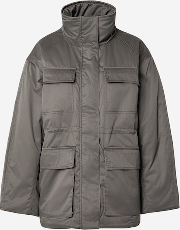 WEEKDAY Välikausitakki 'Medusa' värissä harmaa: etupuoli