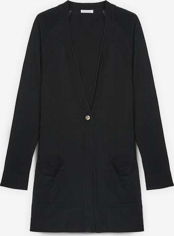 Cardigan Fiorella Rubino en noir : devant