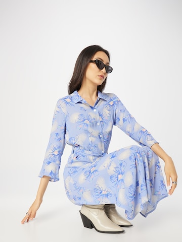 Noa Noa Shirt Dress in Blue