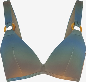 LingaDore Triangle Bikinitop in Braun: predná strana
