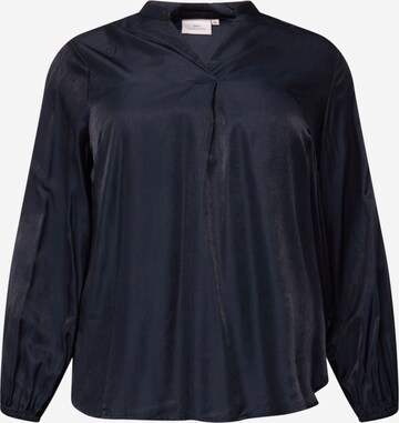 ONLY Carmakoma Blouse 'KALANA' in Blauw: voorkant
