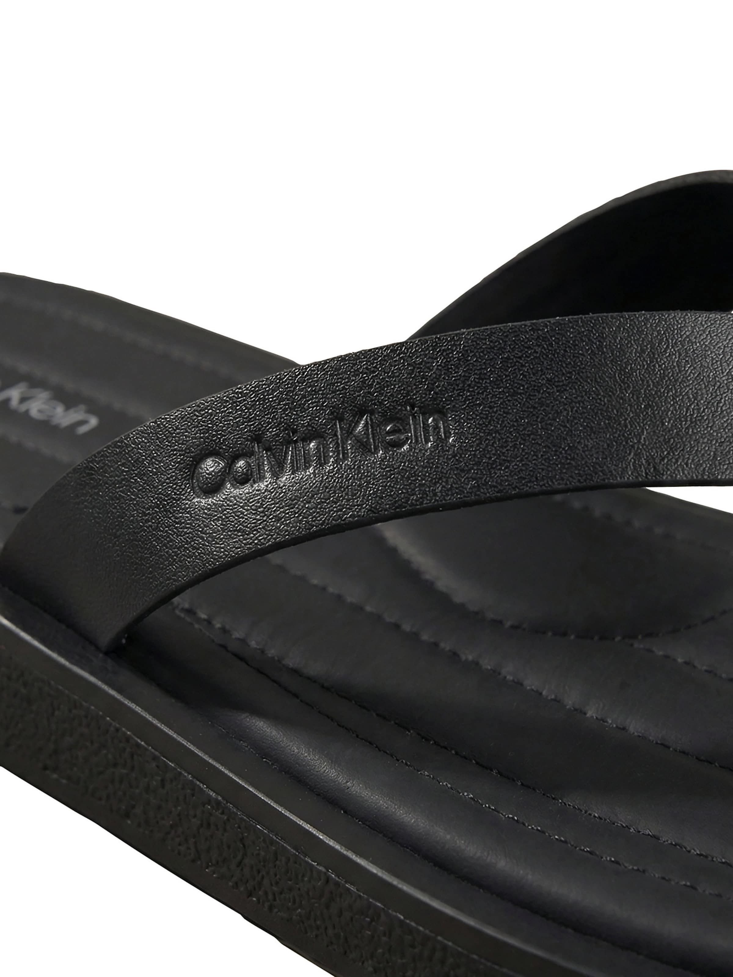 Tongs 'Alonso' Calvin Klein en noir