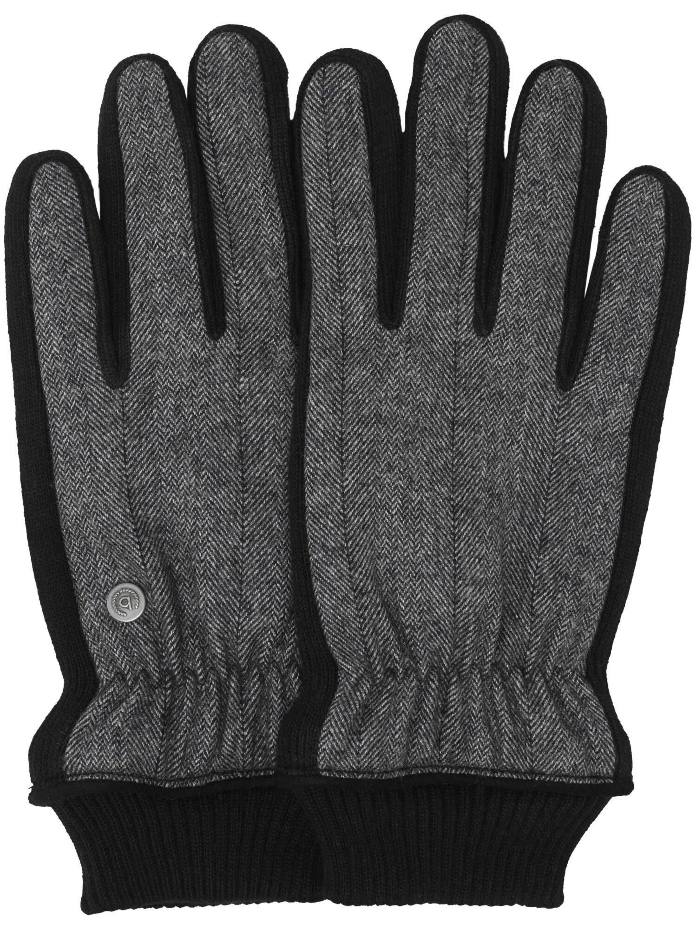 bugatti Full Finger Gloves in Grey