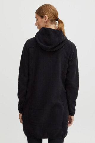 Oxmo Fleecejacke 'Fine' in Schwarz