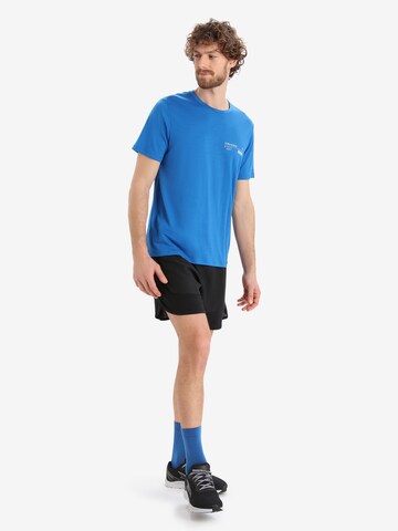 T-Shirt fonctionnel 'Tech Lite II Alpine Zone' ICEBREAKER en bleu