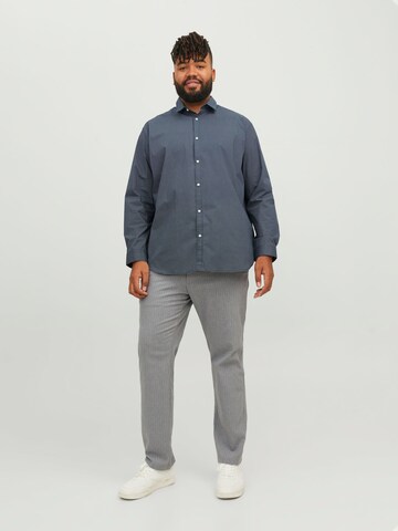 Jack & Jones Plus Comfort fit Zakelijk overhemd in Blauw