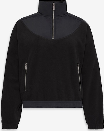 Calvin Klein JeansGornji dio trenirke - crna boja: prednji dio