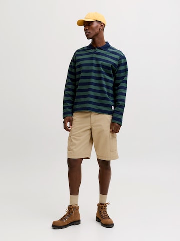 JACK & JONES Loose fit Cargo Pants 'JPSTCOLE MATTY' in Brown