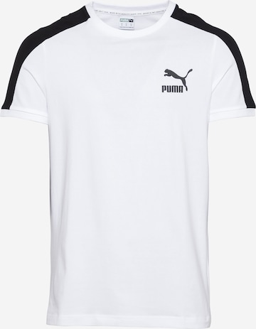 Maglietta 'Iconic T7' di PUMA in bianco: frontale