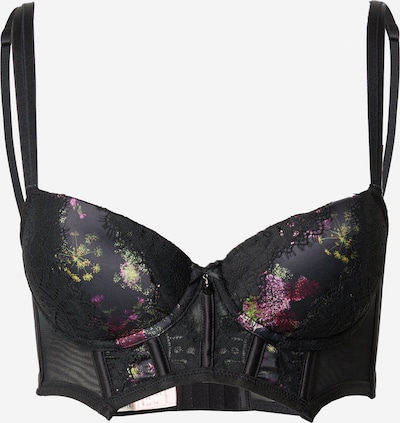 Hunkemöller Soutien-gorge 'Amelie' en jaune / vert / rose / noir, Vue avec produit