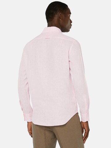 Boggi Milano Regular fit Button Up Shirt in Pink