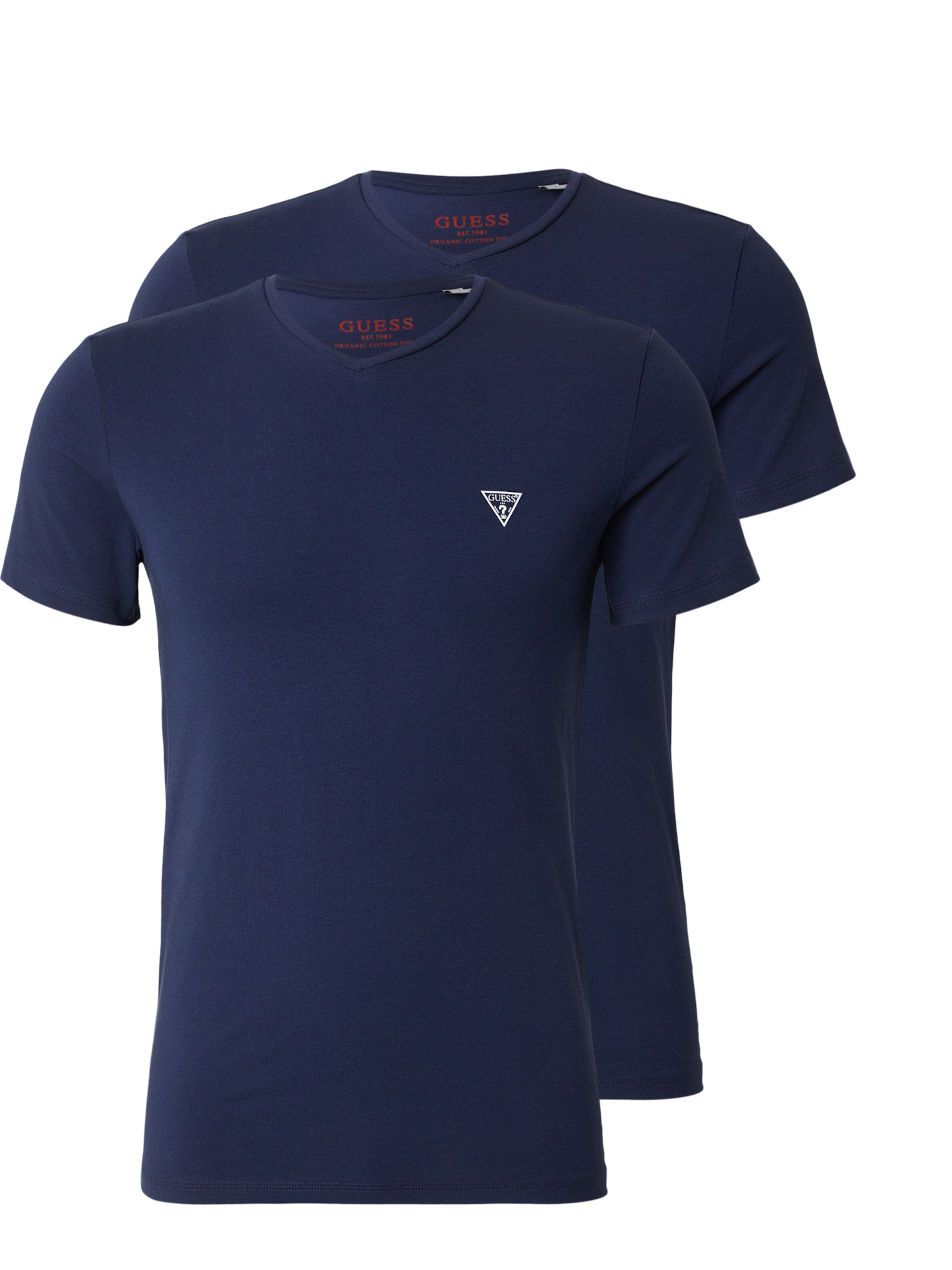 GUESS - Camiseta 'CALEB HERO' en azul: frente