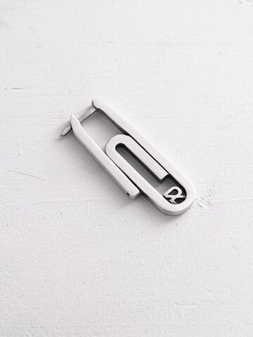REYTEL Earring 'CLIP' in Silver: front