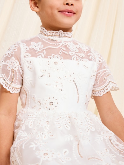 Lipsy Платье в Золотой / Белый, Обзор товара