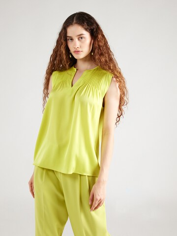 BOSS - Blusa 'Binalli' en amarillo: frente