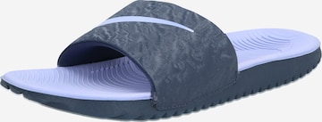 mėlyna NIKE Sandalai / maudymosi batai 'Kawa Slide': priekis