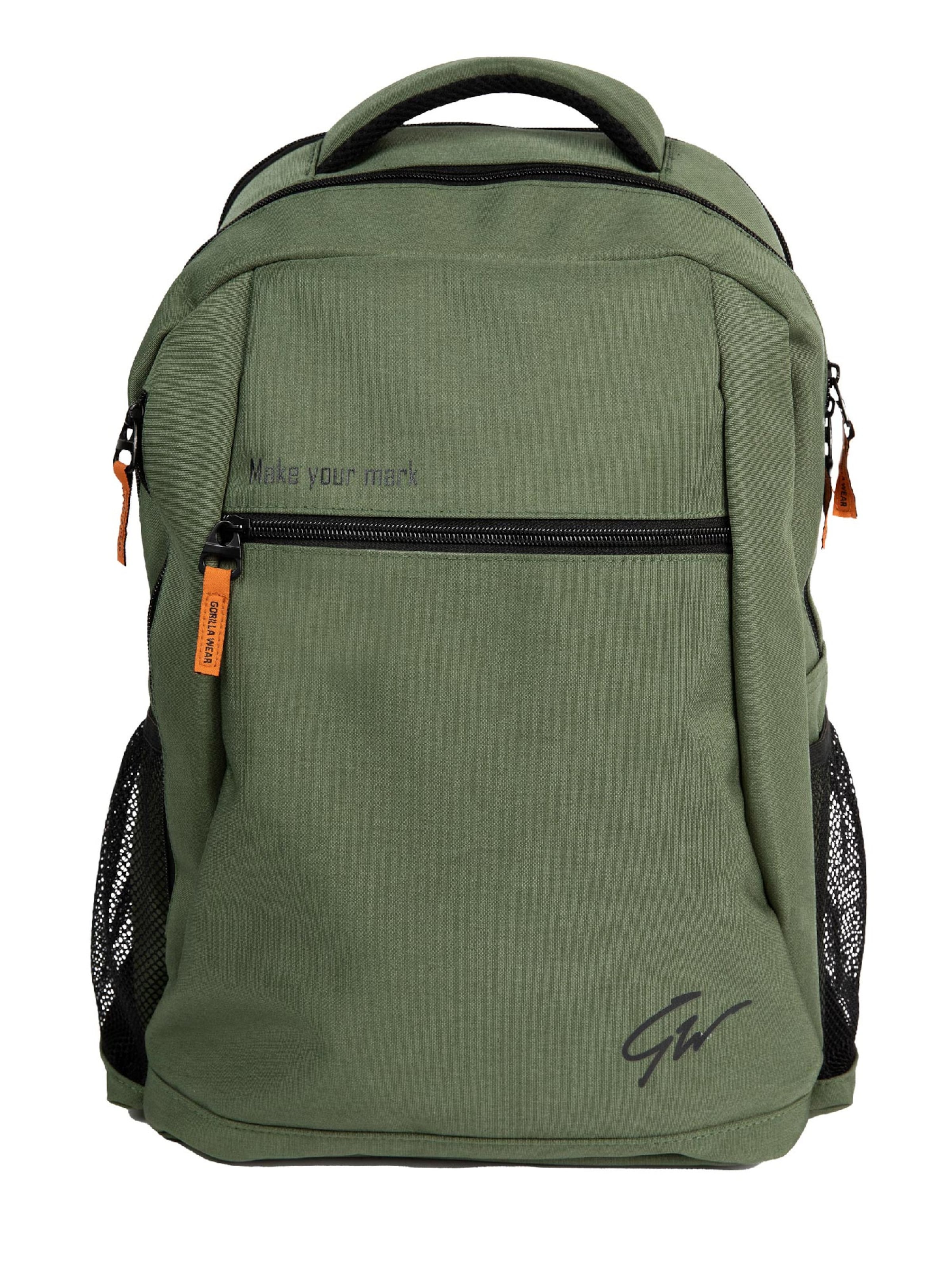 Zaino 'Duncan' di Gorilla Wear in verde: frontale