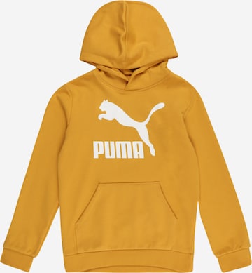 PUMA Athletic Sweatshirt in Yellow: front