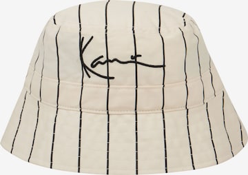 Karl Kani Hat in Beige: front