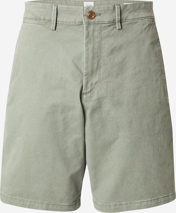 GAP - Calças chino 'ESSENTIAL' em verde: frente