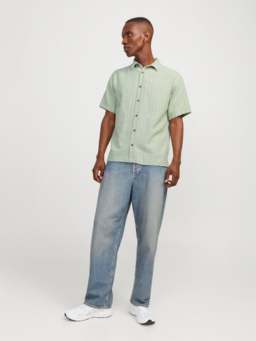 JACK & JONES Regular Fit Hemd 'JOCJOSHUA' in Grün