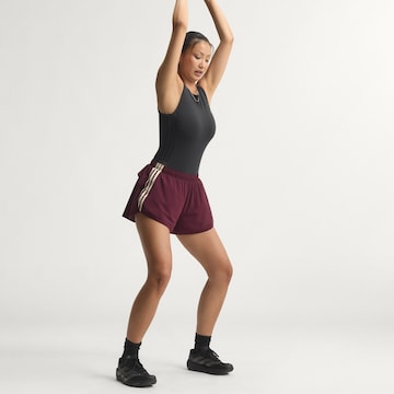 Loosefit Pantalon de sport ADIDAS PERFORMANCE en rouge : devant