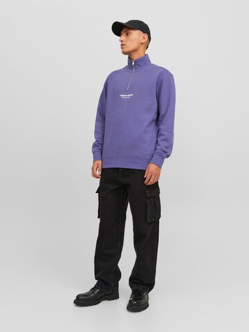 JACK & JONES Sweatshirt 'JORVESTERBRO' in Lila