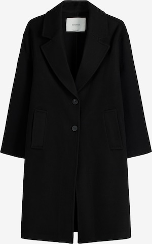 Manteau mi-saison Bershka en noir : devant