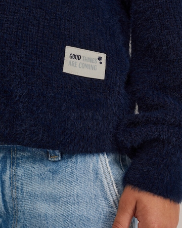 WE Fashion Свитер в Синий