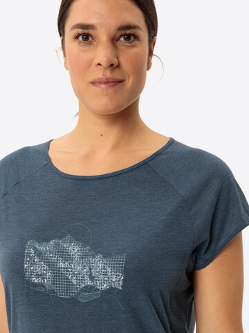 VAUDE Performance shirt 'Tekoa II' in Blue