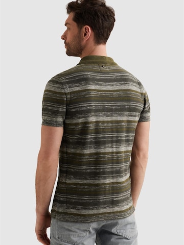 PME Legend Paita 'Polo shirt with color gradient and badge' värissä vihreä