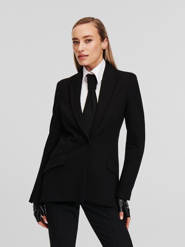 Blazer Karl Lagerfeld en noir : devant