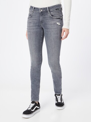 Mavi Slimfit Jeans 'Lindy' in Grijs: voorkant