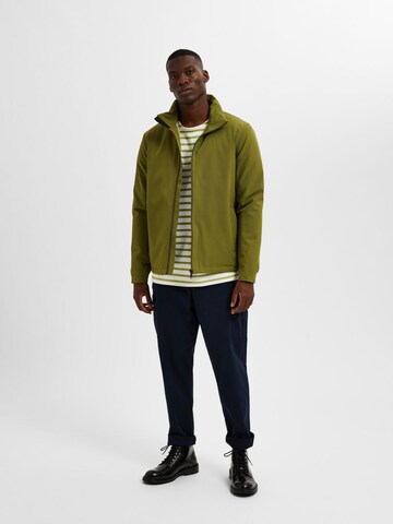 SELECTED HOMME Between-Season Jacket 'Atlanta' in Green