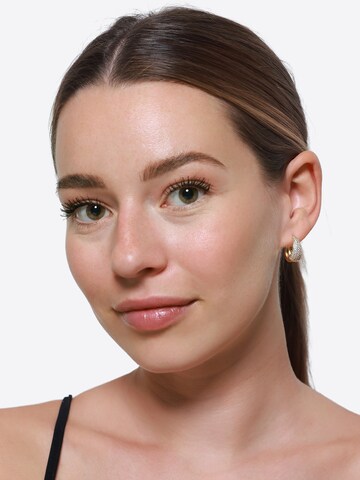 Boucles d'oreilles 'Eira' Heideman en or : devant