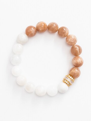 Secret Stones Armband 'Moonfire' in Weiß