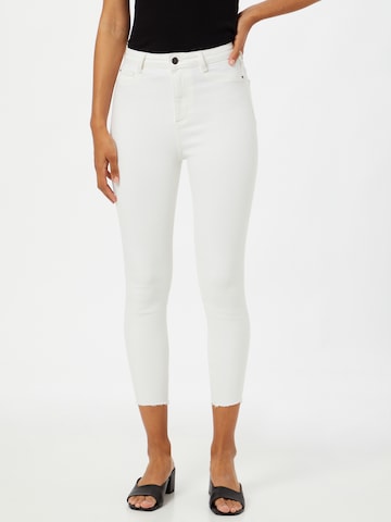 NEW LOOK - Skinny Calças de ganga 'MADRID' em branco: frente