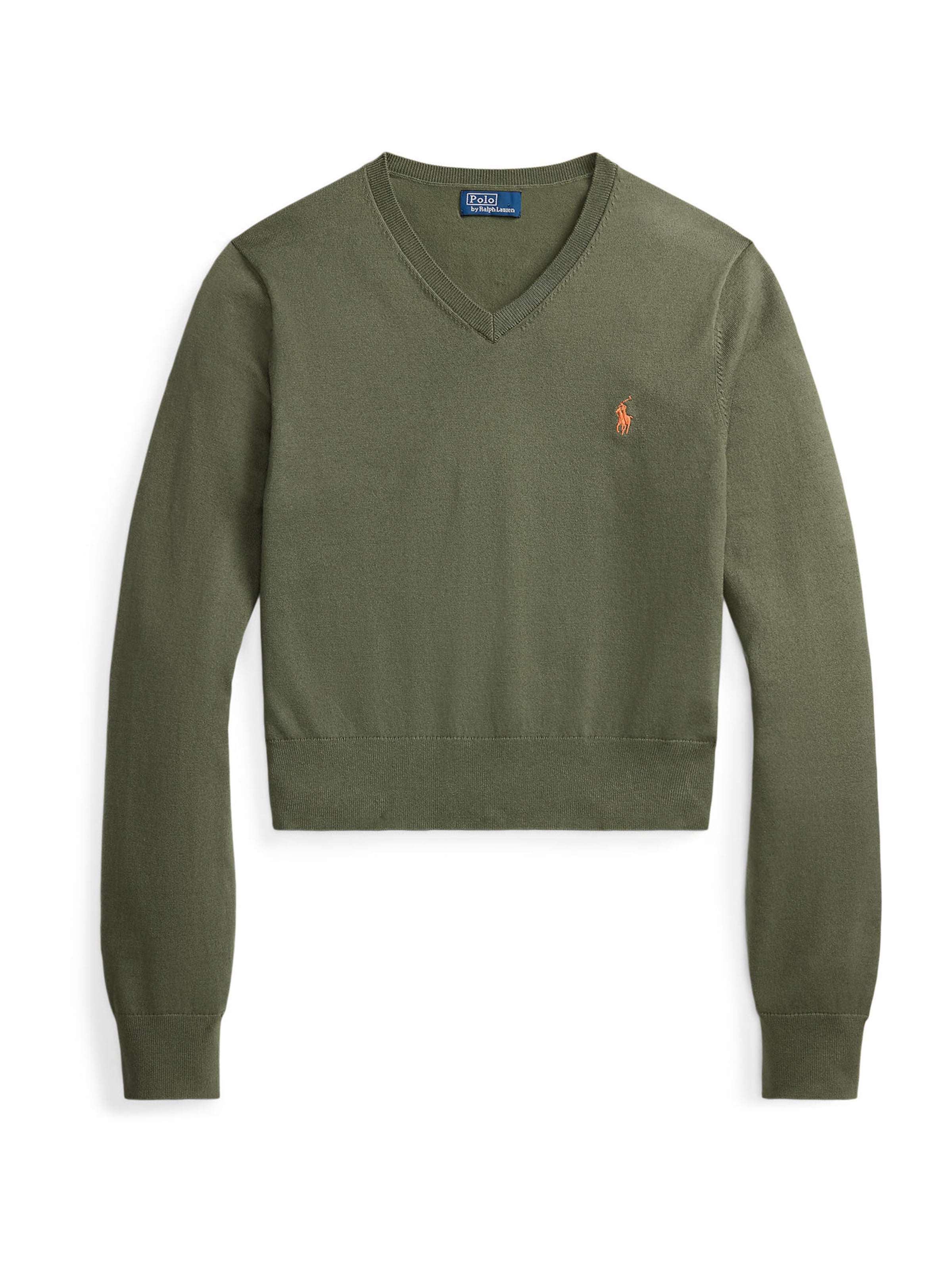 Polo Ralph Lauren Пуловер в зелено: отпред