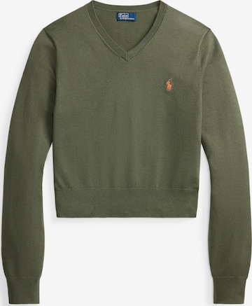 Polo Ralph Lauren Пуловер в зелено: отпред