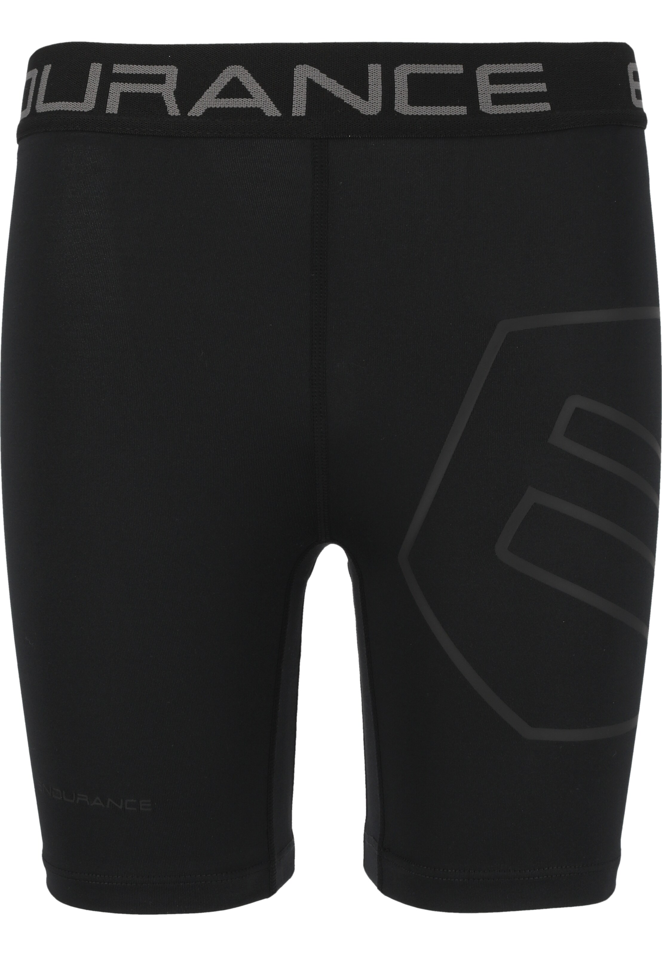 ENDURANCE Regular Sportshorts 'Lebay' in Schwarz: Vorderseite