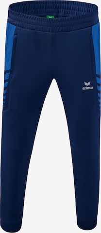 ERIMA Slim fit Workout Pants 'Six Wings' in Blue: front