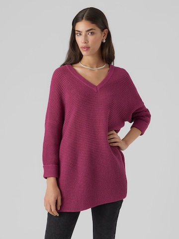 VERO MODA Sweater 'Leanna' in Pink: front