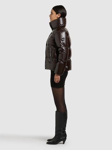 khujo Winterjas 'Rinja2' in Bruin