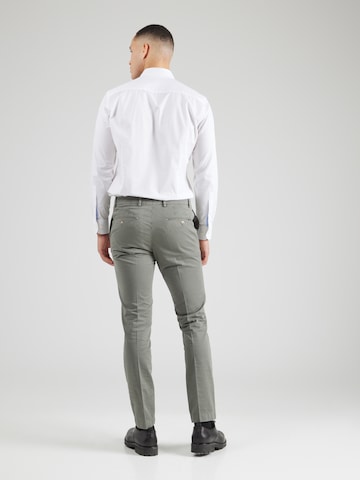 Hackett London Slimfit Chino hlače 'KENSINGTON' | zelena barva