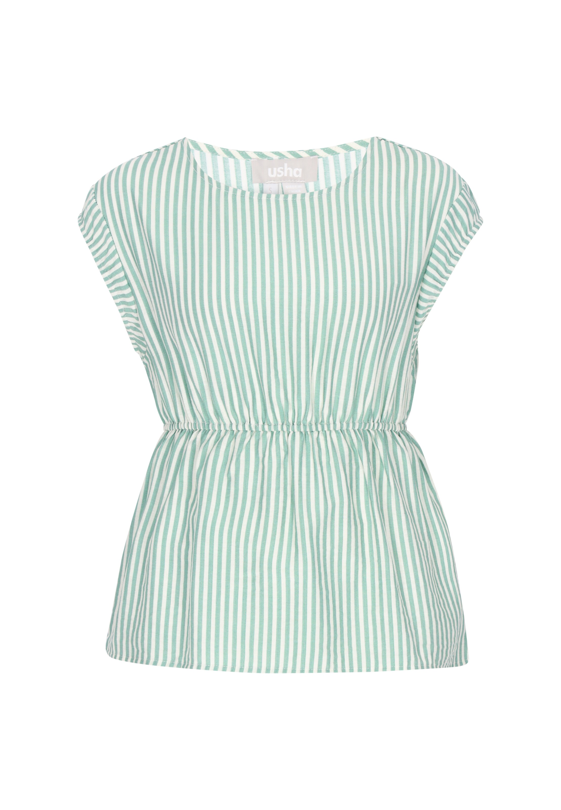 Chemisier 'Casual' Usha en vert : devant